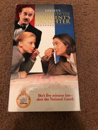 Disney - My Date With The Presidents Daughter Vhs (slip Cover) Rare/htf