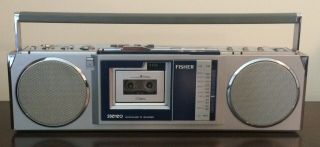 Rare Fisher Ph M - 88 Combo With Removable Microcassette Walkman Radio Boombox