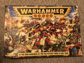 Warhammer 40k 2nd Edition Box Set - Games Workshop - Mostly Unpunched - Rare