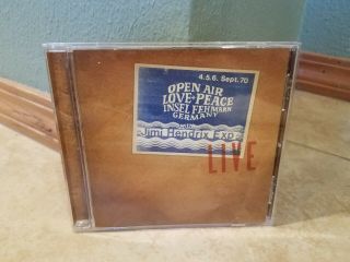 Jimi Hendrix Experience Live At The Isle Of Fehmarn Sept 1970 Cd Very Rare