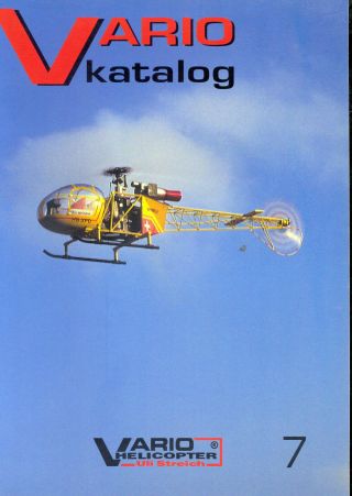 Vario Helicopter Radio Controlled Vintage Catalogs 7,  9,  10 1997 - 2000 Rare