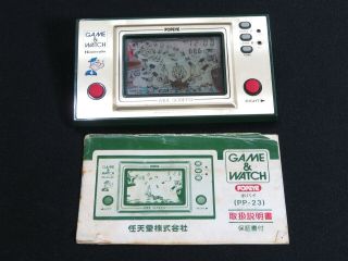 Rare Game And Watch Popeye Wide Screen Nintendo Made In Japan 15