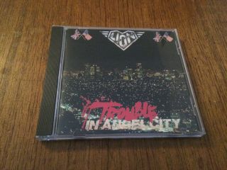 LION Trouble In Angel City CD 1989 VERY RARE Doug Aldrich Kal Swan Whitesnake 4