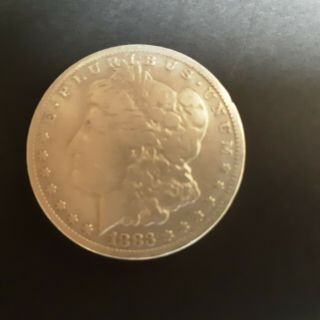1883 CC Morgan Silver Dollar Rare one out of Chicago Estate 2