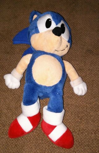 Vintage 1993 Sonic The Hedgehog 15 " Plush Stuffed Animal Toy Caltoy Sega Rare