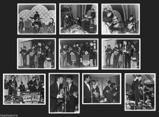 Beatles 1961 / 1962,  10 Rare Real Concert Photos Tour John Lennon Paul Mccartney