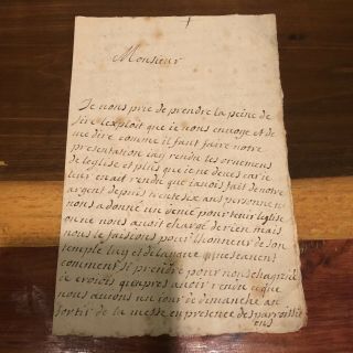 Rare European 1600 - 1700’s Paper Document Legal Manuscript Antique Old Business.
