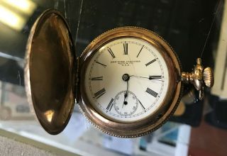 Rare Antique York Standard Watch Company Pocketwatch Not Bm50