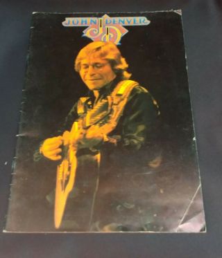 Rare John Denver 1979 German Autumn Tour Book / Concert Guide