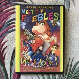 Meet The Feebles • Peter Jackson (1989) Dvd • Cult • Rare