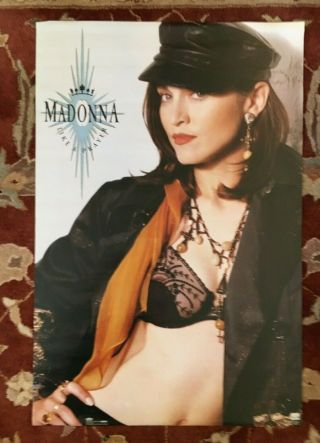 Madonna Like A Prayer Rare Promotional Poster From 1989