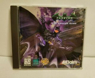 Rare Batman Forever The Arcade Game Dos Cd - Rom For Pc 1996 - -
