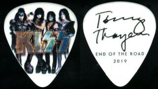 Kiss - 2019 End Of The Road Tour Guitar Pick - Tommy Thayer Rare Group Pic