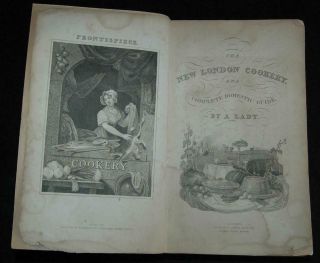 1st Ed.  1827,  London Cookery Guide,  Plates,  Rare
