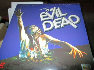 The Evil Dead 12 " Laser Disc Laserdisc Sam Raimi Bruce Campbell  Rare