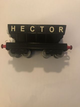 Tomy/trackmaster Thomas & Friends " Hector " Coal Truck 2007 Rare Htf