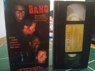 Bang Vhs Tape Rare Sov Horror/action Movie 1996 King Jeff Obscure Low Budget