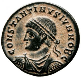 Constantine Ii (330 - 334 Ad) Rare Follis.  Antioch Ca 2573