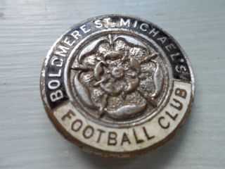 Rare Boldmere St Michaels Football Club Enamel Badge