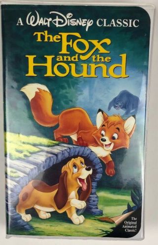 The Fox And The Hound - (vhs,  1994) Rare Black Diamond Edition