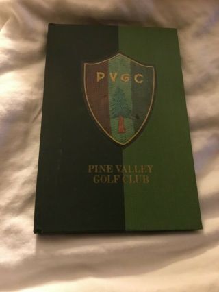 Rare Pine Valley Golf Club Membership Directory Book Hardcover 1972 M.  Granville