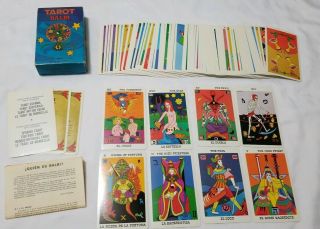 Rare Vintage 1976 Balbi Tarot Cards Complete Deck Made In Spain