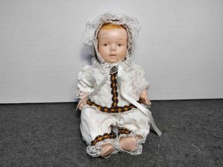 Rare Vintage Bisque Small Blonde Baby Doll Nº10