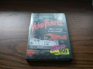Rare Oop 1987 Horror Video Violence 1 & 2 Dvd Camp Motion Pictures