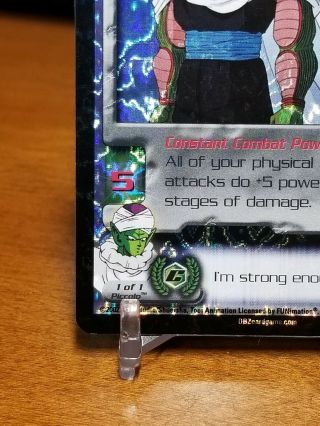 Piccolo The Defender Limited Ultra Rare Foil DBZ Cell Games 3