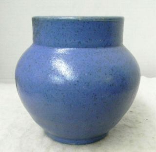 Ex Rare Signed Treasure Chest J.  B.  Cole Nc Pottery Contract Vase,  1930 