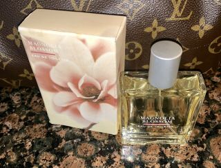 Bath & Body Magnolia Blossom Eau De Toilette Perfume Spray 1.  7oz Rare Htf