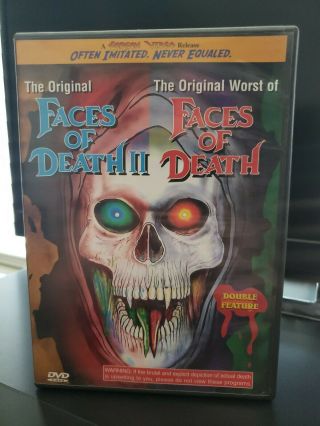 Faces Of Death/faces Of Death Part 2 - Dvd Set Rare Horror