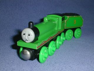 Sad Face Henry From Come Out Henry Story Rare Thomas Wooden Railway 1998 Vhtf