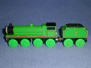 SAD FACE HENRY from Come Out Henry Story RARE Thomas Wooden Railway 1998 VHTF 6