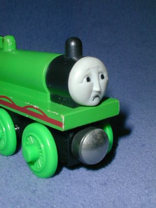 SAD FACE HENRY from Come Out Henry Story RARE Thomas Wooden Railway 1998 VHTF 8