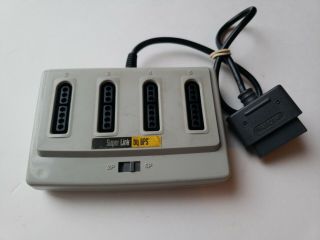 Hori Link Snes Sfc Multitap Controller Adapter Nintendo Hsm - 07 Rare