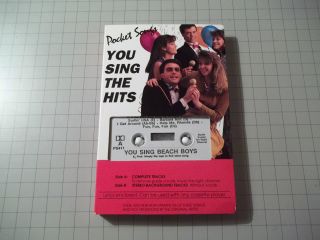 You Sing Beach Boys Pocket Songs Rare 1989 Karaoke Cassette Songbook Fast Ship