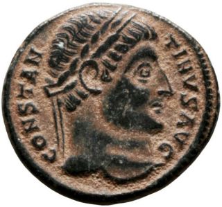 Constantiine The Great (334 Ad) Rare Follis.  Antioch Ca 2640