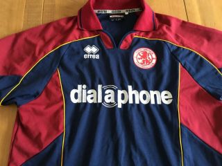 Rare Middlesbrough Football Shirt,  Dial A Phone,  Away Top,  Size Xl,  Mfc