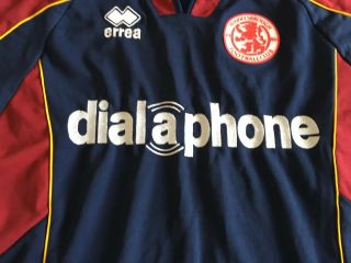 Rare Middlesbrough Football Shirt,  Dial A Phone,  Away Top,  Size XL,  MFC 2