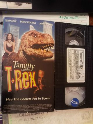 Tammy And The T - Rex 1994 Rare Vg/c Vhs Denise Richards Terry Kiser Ellen Dubin