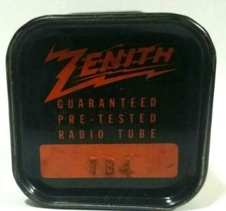 1 Rare True Nos Factory Zenith 7b4 Vacuum Tube