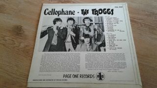 The Troggs - Cellophane LP Rare Page One 1st Pressing 1967 Psych Rock 2
