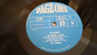 The Troggs - Cellophane LP Rare Page One 1st Pressing 1967 Psych Rock 3