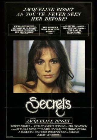 Rare Jacqueline Bisset Film: Secrets Dvd