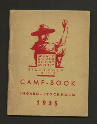 1935 - 2nd World Rover Scout Moot Jamboree - Official Camp Handbook - Rare