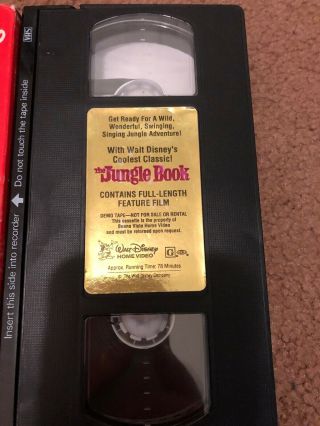 Disney - The Jungle Book (Demo Tape) VHS Ultra Rare 5