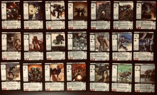 Complete Set Of The Battletech Ccg Mecwarrior Expansion,  Including All Rares