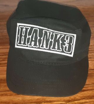 Hank Williams Iii 3 Hellbetty Rare Promo Concert Tour Baseball Cap Hat Black Oop