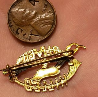 RARE 1890S SOUTH BEND INDIANA OLIVER CHILLED PLOW FARMING ADVERTISING PIN BADGE 4